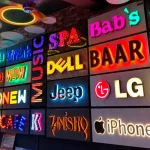 Glow Sign Board branding