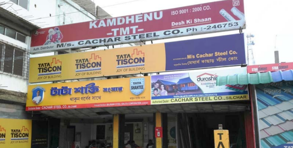 While premium materials like ACP and Acrylic are ideal for urban stores, rural and semi-urban markets in UP and Bihar often require more cost-effective and durable materials.