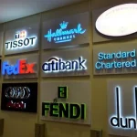 A modern retail store using AR-enabled digital displays and interactive touchpoints, enhancing customer engagement and providing immersive in-store experiences.