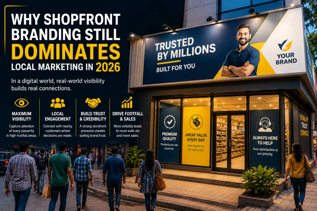 Why Shopfront Branding Still Dominates Local Marketing in 2026?