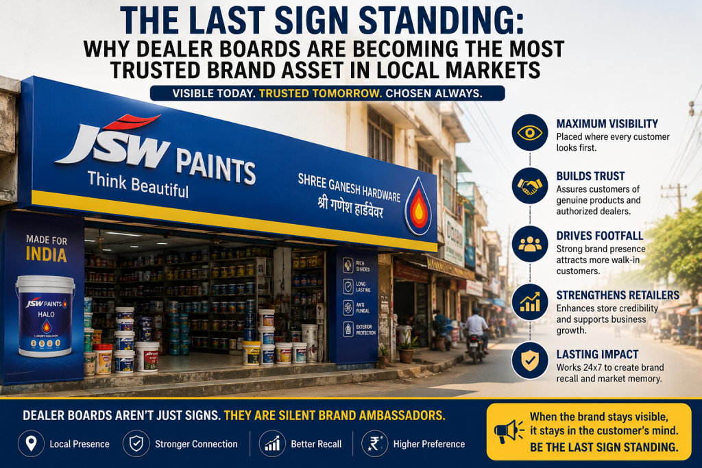 The Last Sign Standing: Why Dealer Boards Are Becoming the Most Trusted Brand Asset in Local Markets??